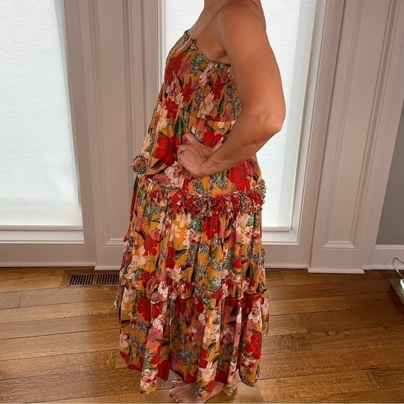 Nicholas floral dress with a full skirt. - Picture 3 of 6